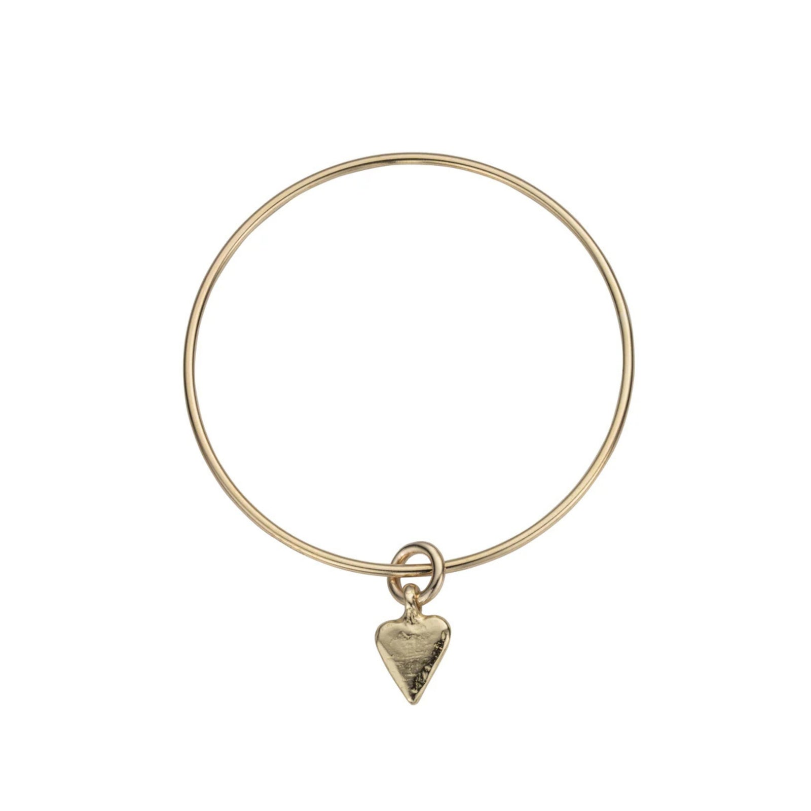 Gold Mini Heart Bangle