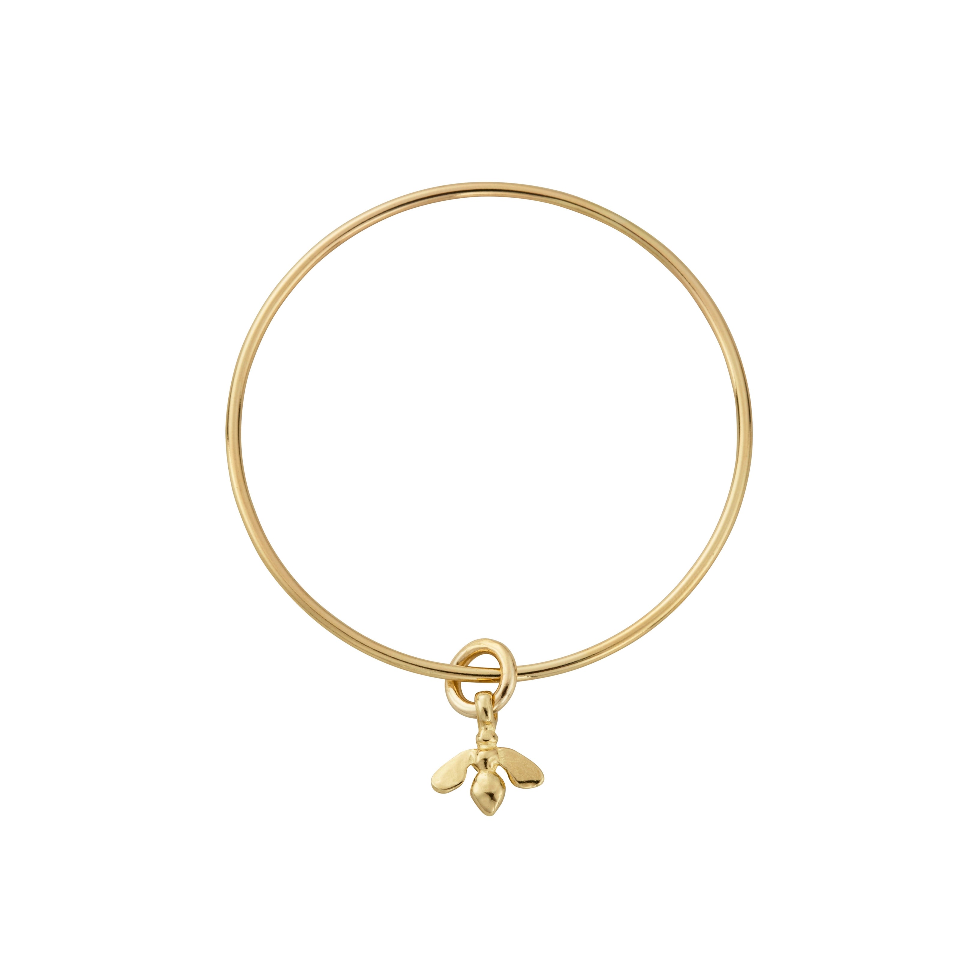 Gold Mini Honey Bee Bangle