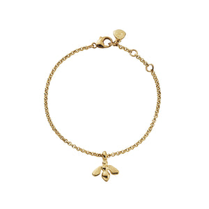 Gold Mini Honey Bee Chain Bracelet