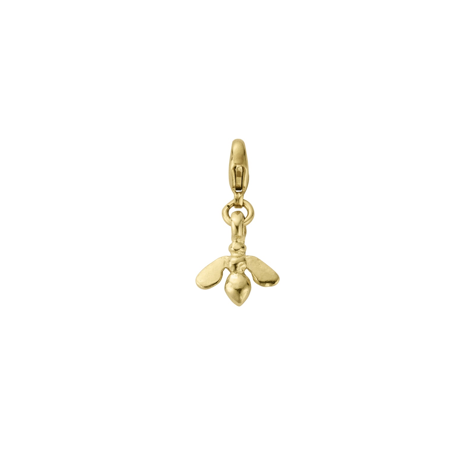 Gold Mini Honey Bee Lobster Charm