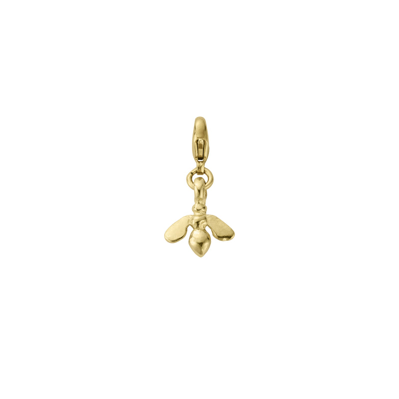 Gold Mini Honey Bee Lobster Charm