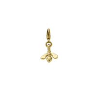 Gold Mini Honey Bee Lobster Charm