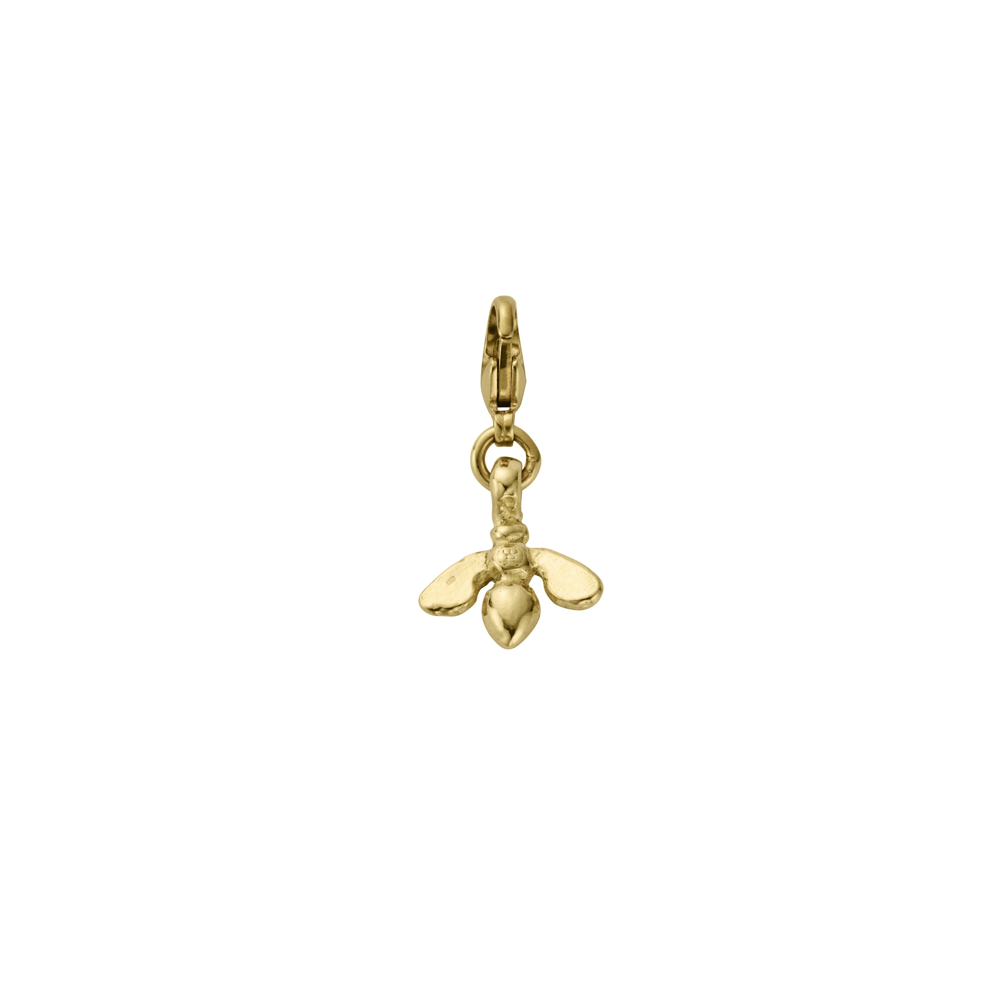 Gold Mini Honey Bee Lobster Charm