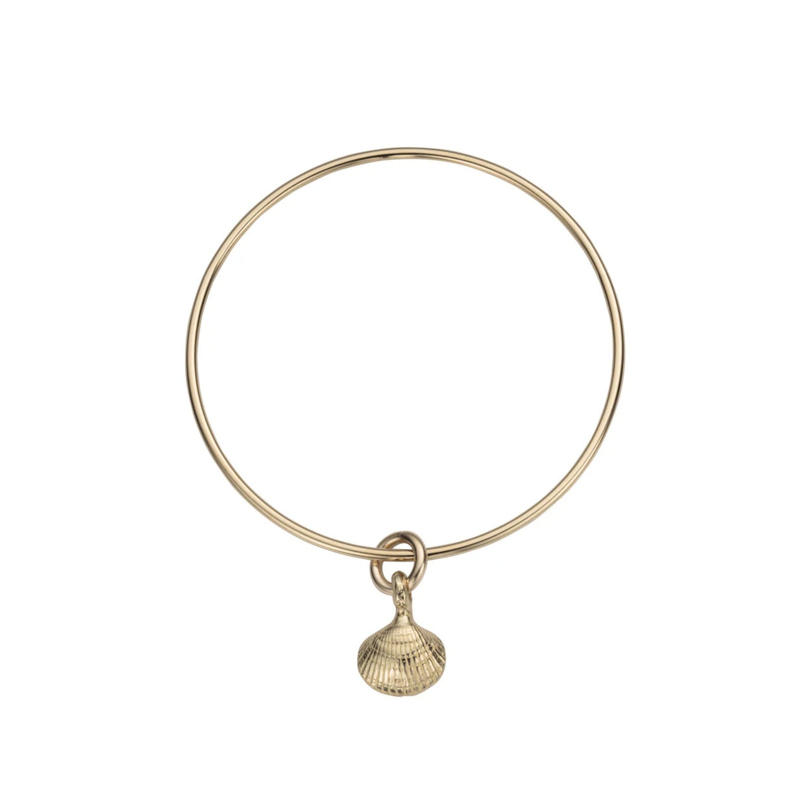 Gold Mini Shell Bangle
