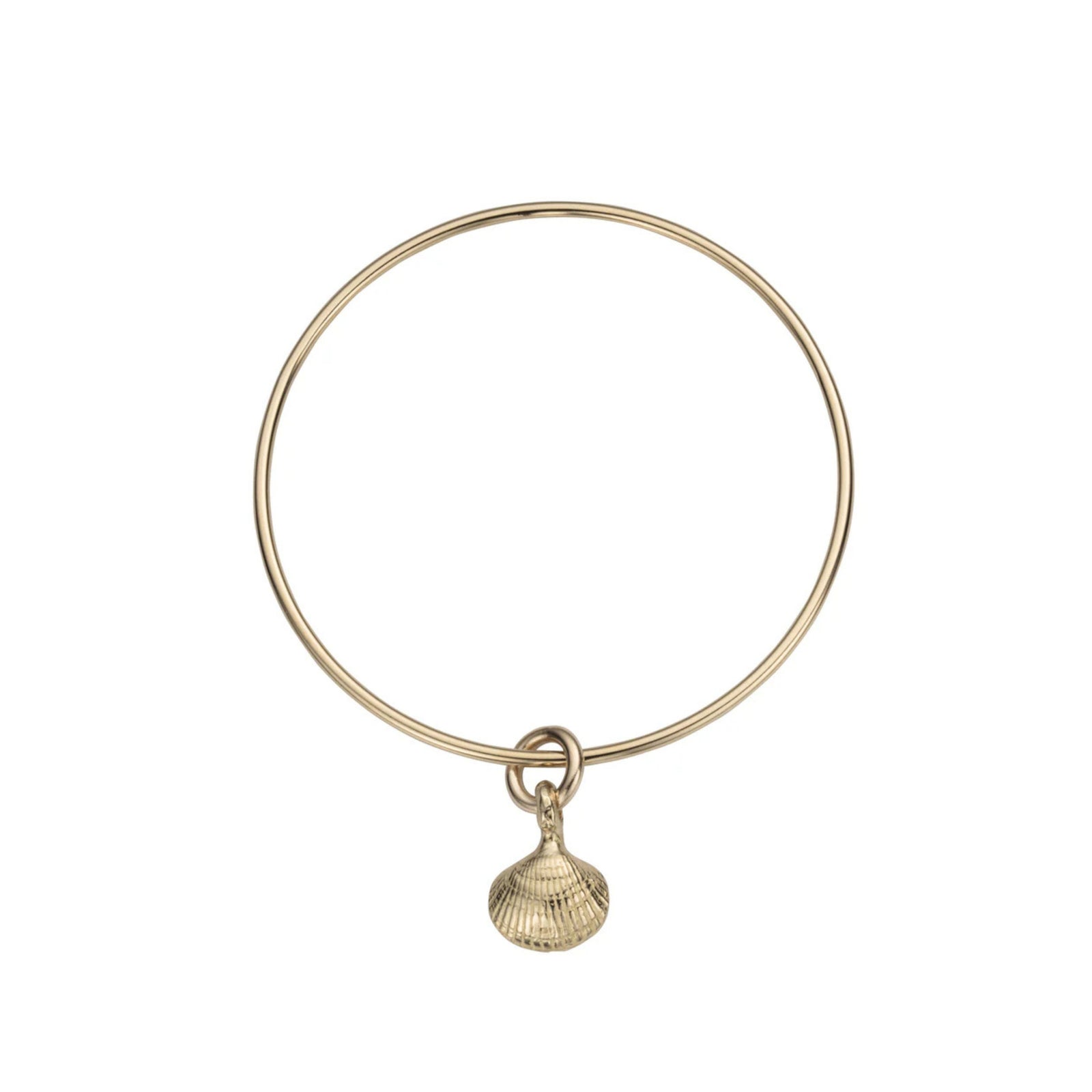 Gold Mini Shell Bangle