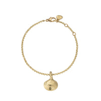 Gold Mini Shell Chain Bracelet
