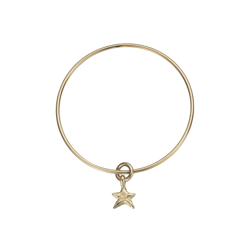 Gold Mini Star Bangle