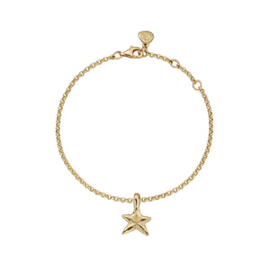 Gold Mini Star Chain Bracelet