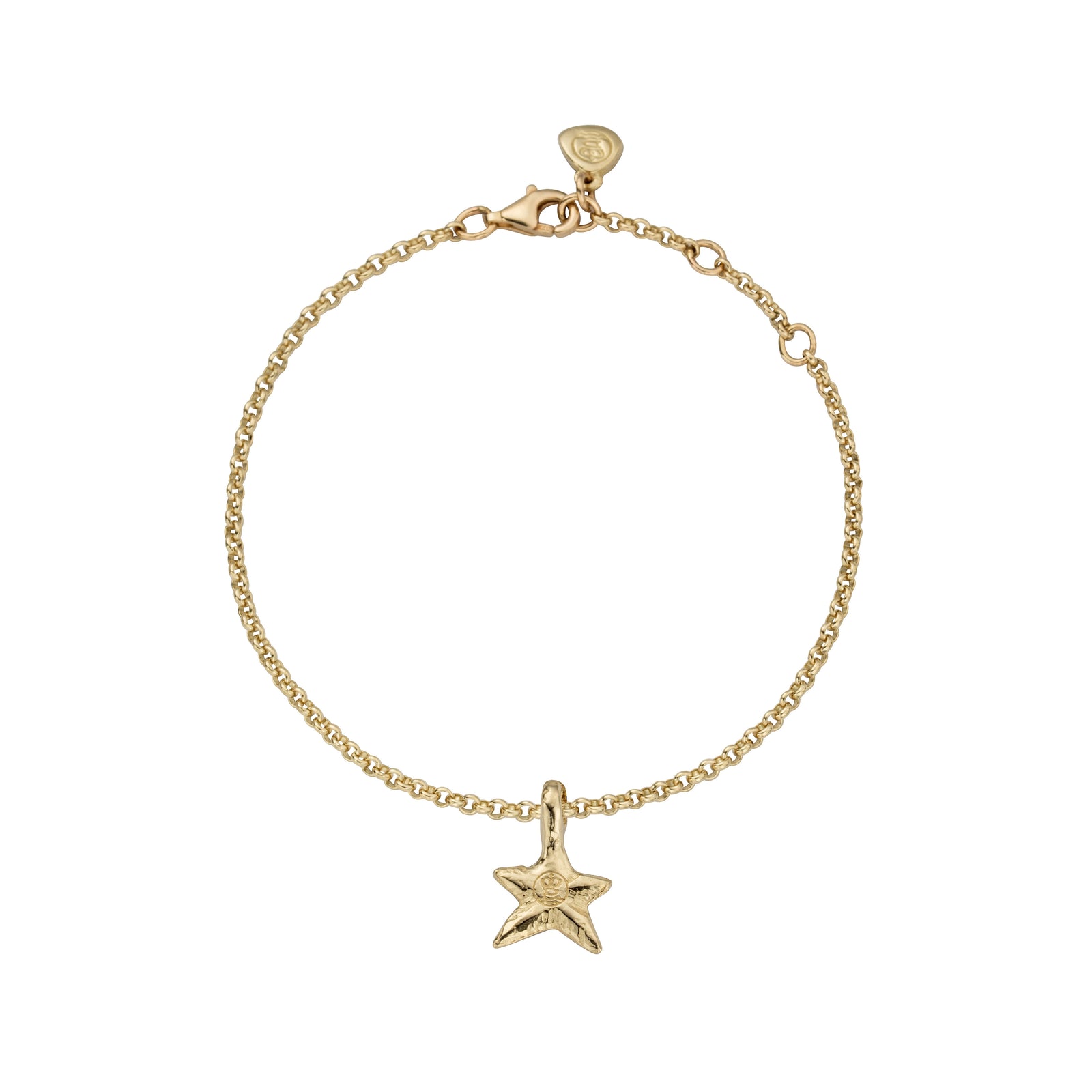 Gold Mini Star Chain Bracelet