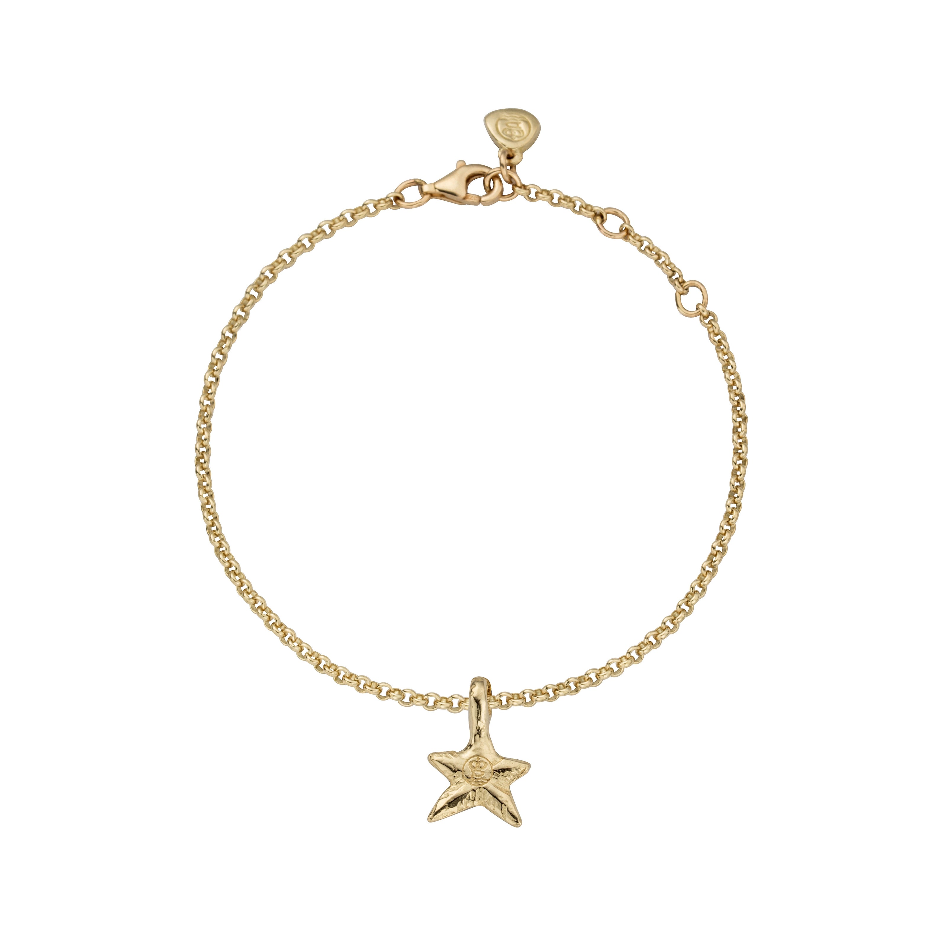 Gold Mini Star Chain Bracelet