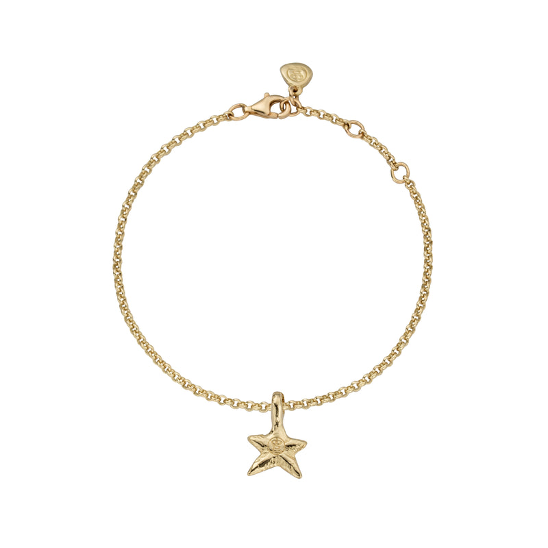 Gold Mini Star Chain Bracelet