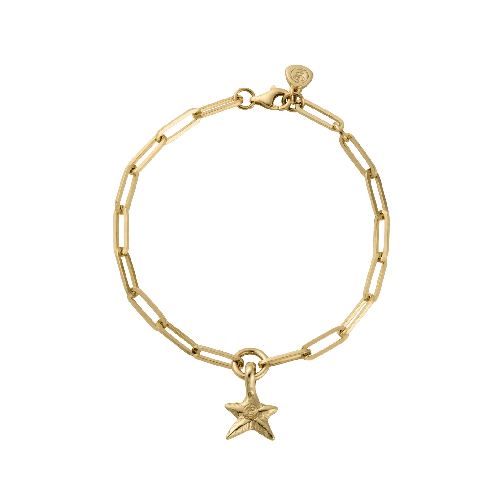 Gold Mini Star Trace Chain Bracelet