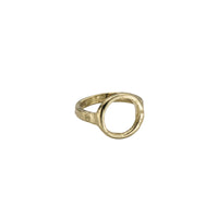 Gold Open Circle Ring