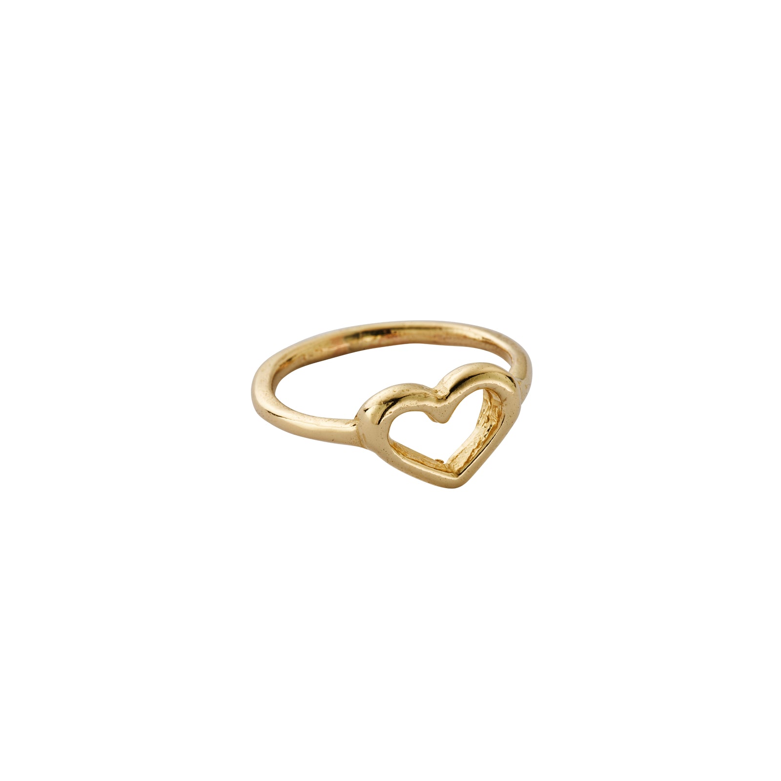 Gold Open Heart Ring