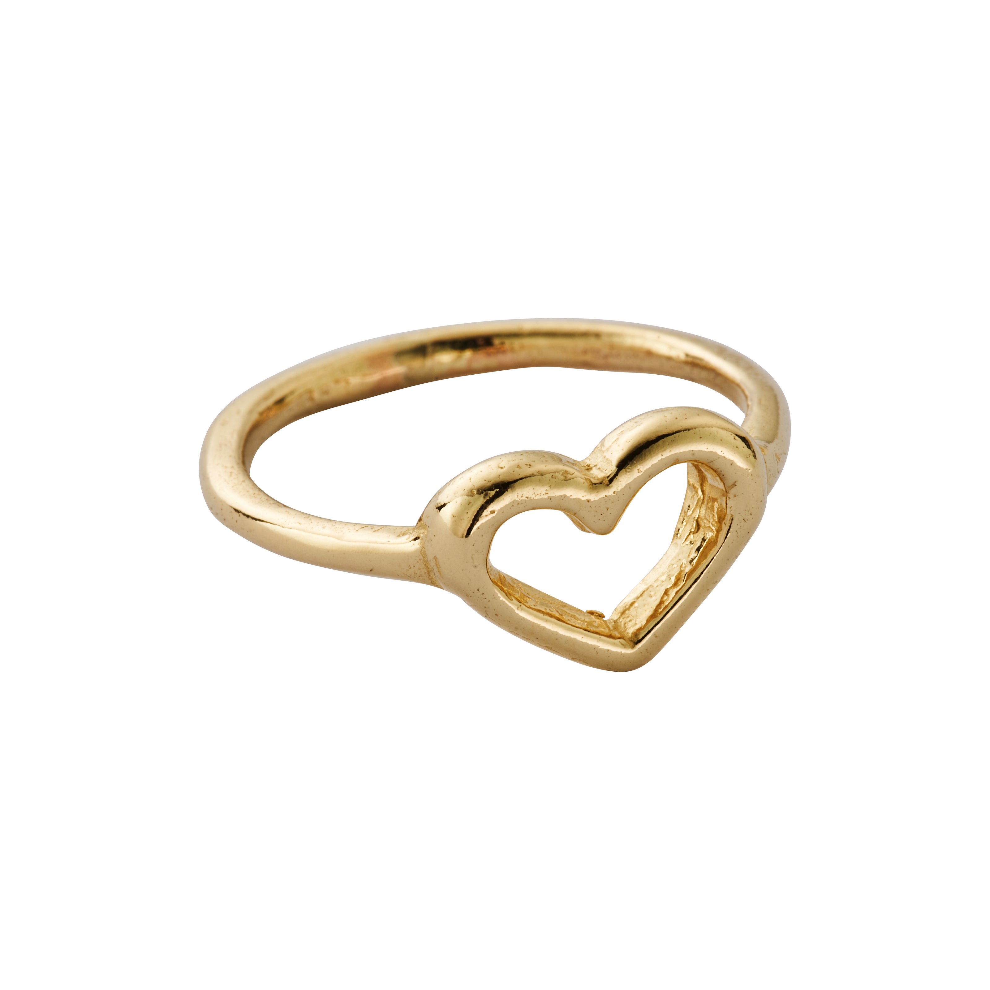 Gold Open Heart Ring