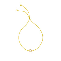 Gold Sunshine Cord Bracelet