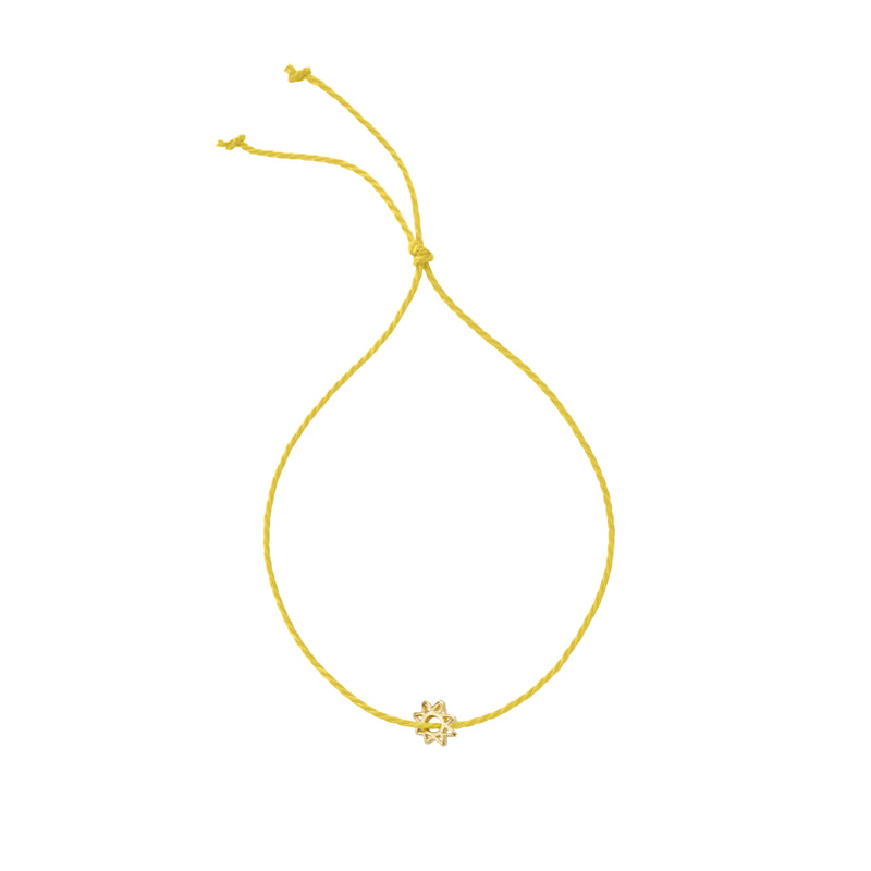 Gold Sunshine Cord Bracelet