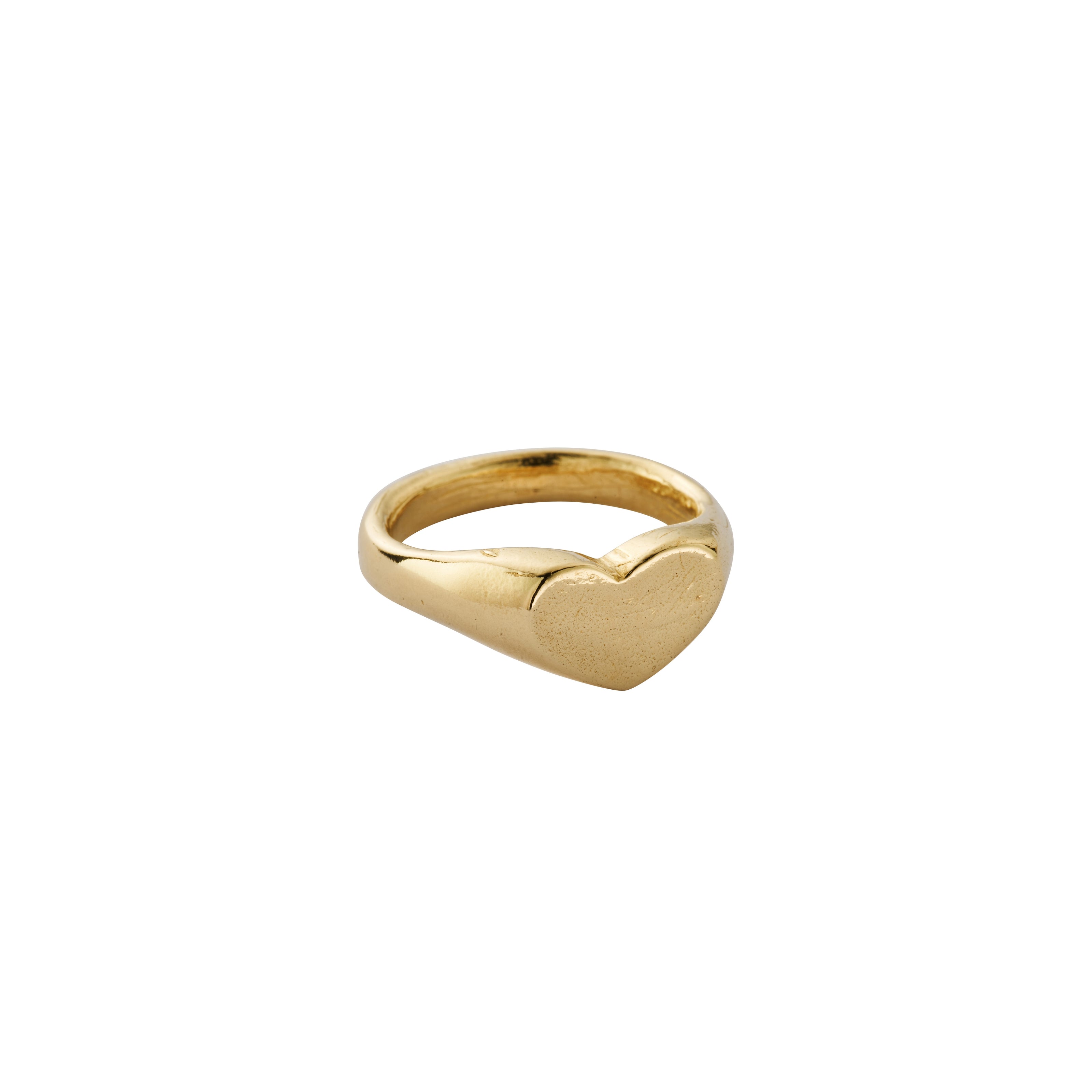 Gold Sweetheart Signet Ring