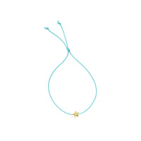 Gold Tiny Star Cord Bracelet