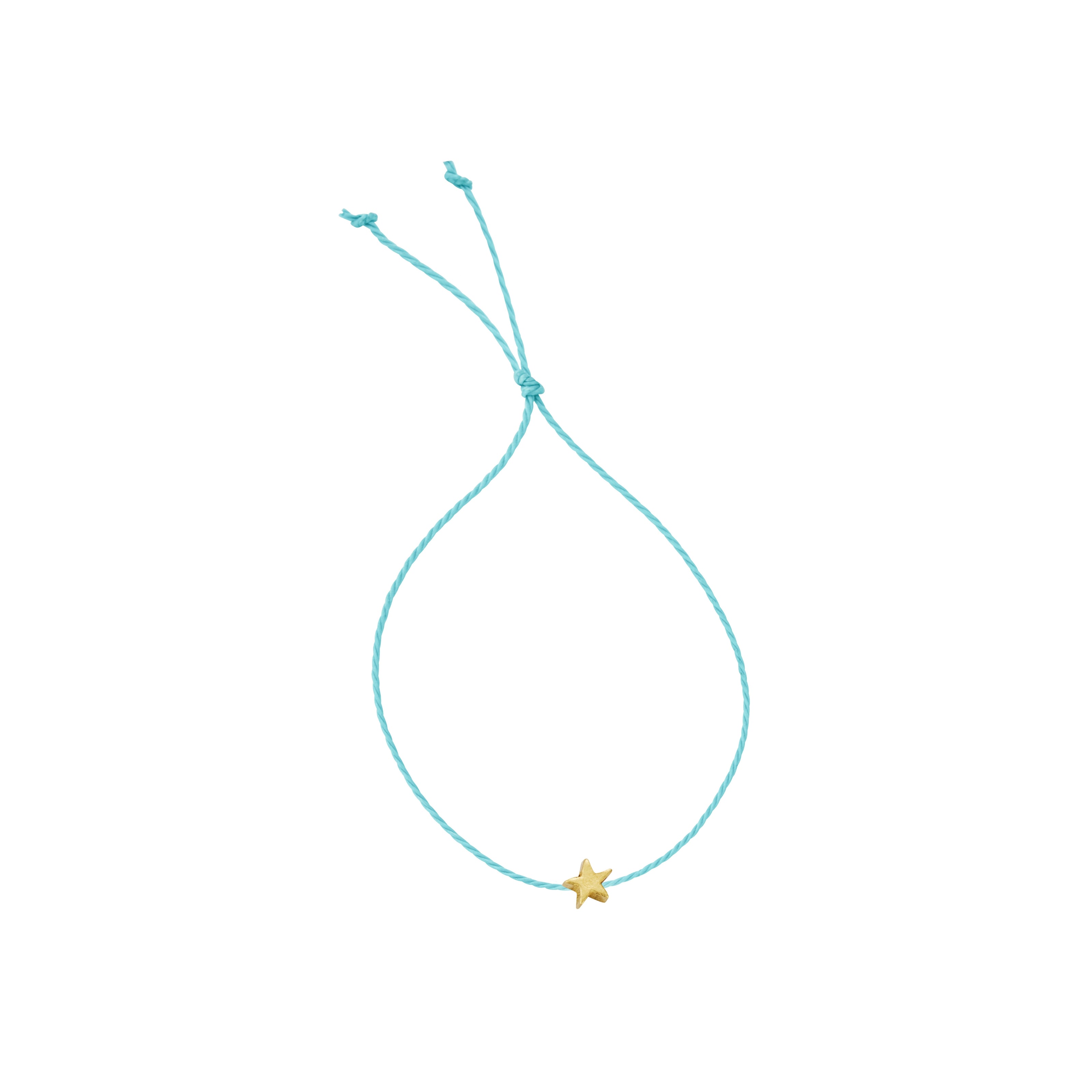Gold Tiny Star Cord Bracelet