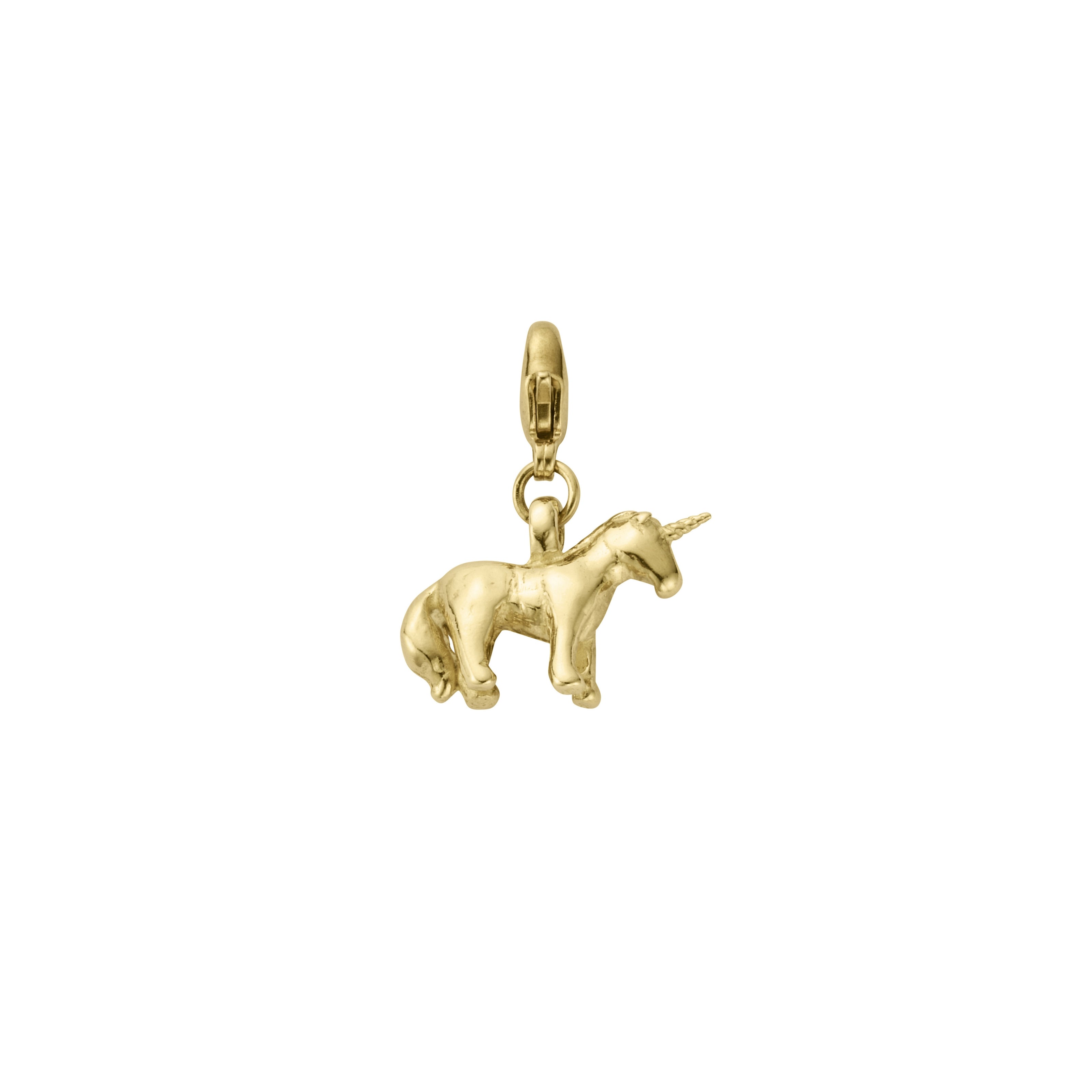 Gold Unicorn Lobster Charm