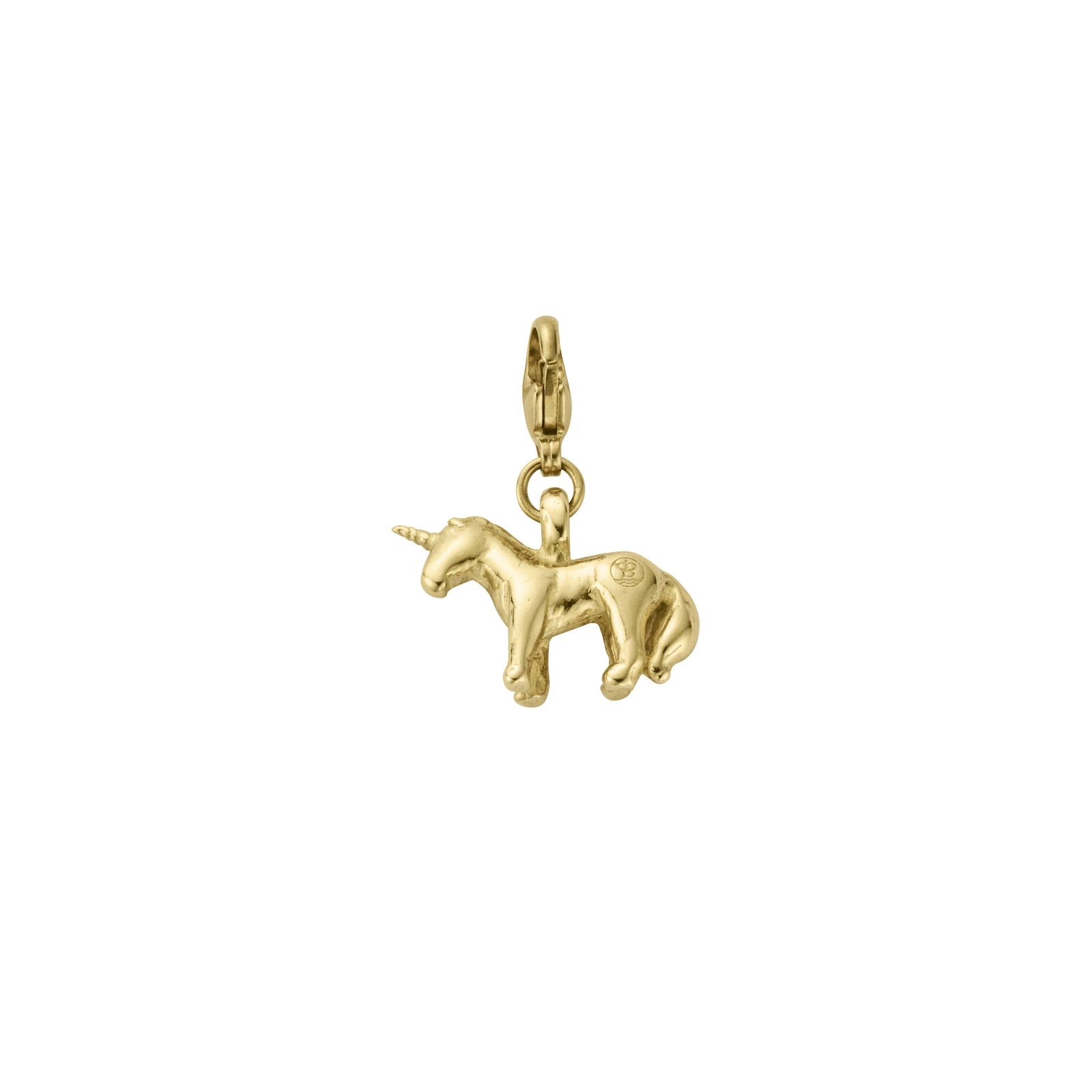 Gold Unicorn Lobster Charm