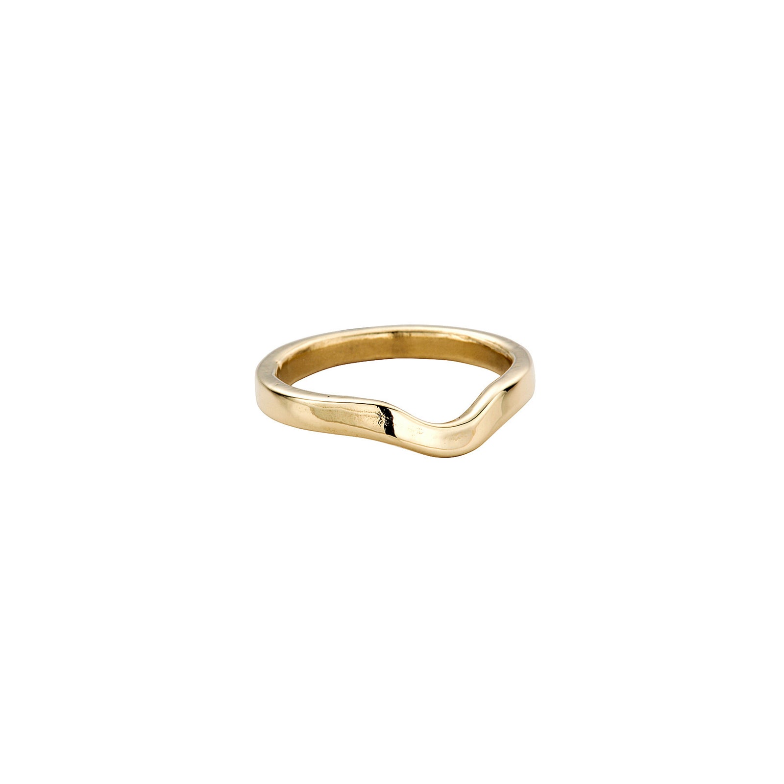 9ct Gold Wave Wedding Band