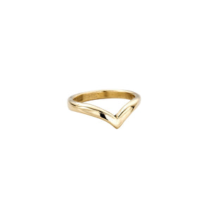 9ct Gold Wishbone Wedding Band
