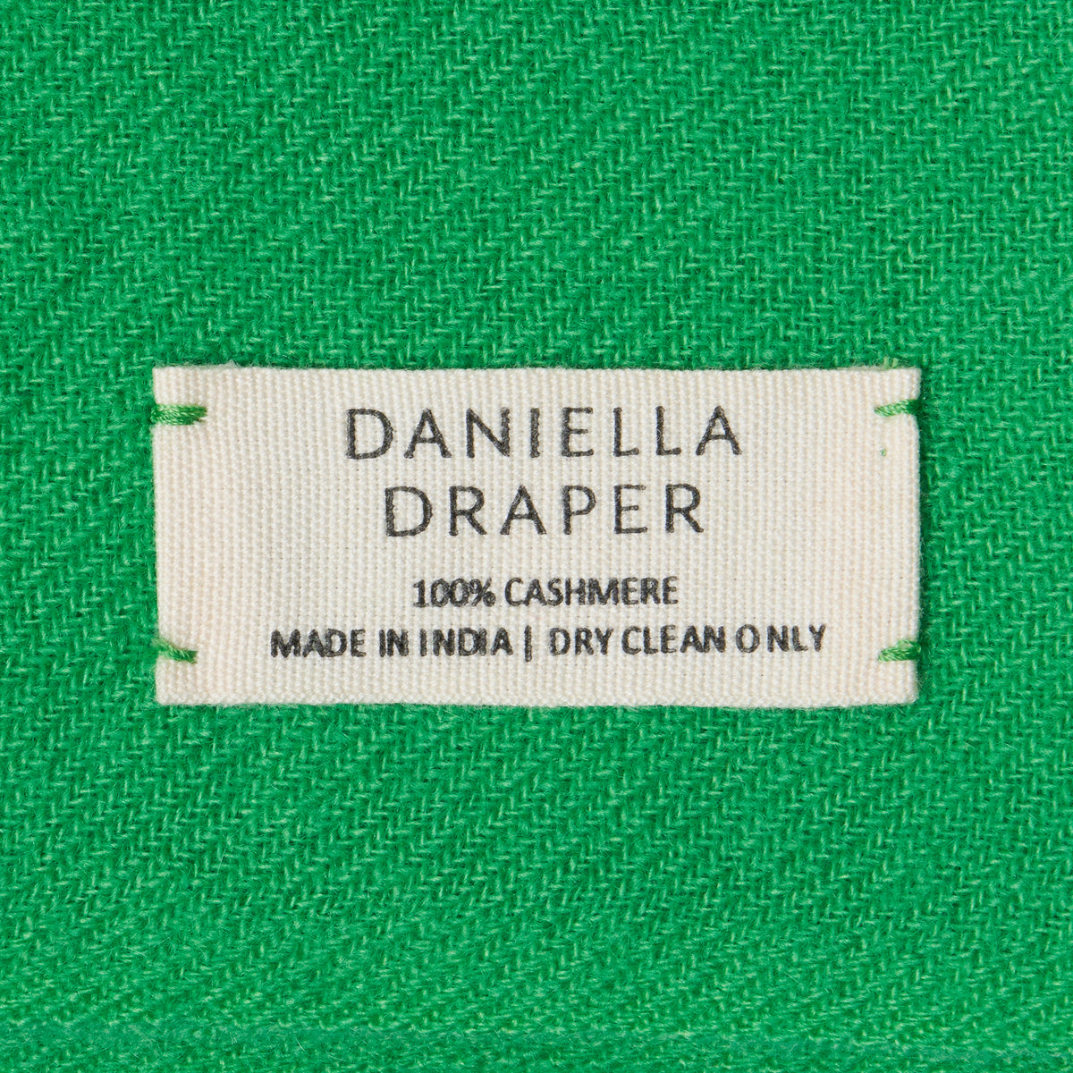 DD Green Cashmere Scarf