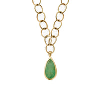 HARITA Gold Emerald Necklace