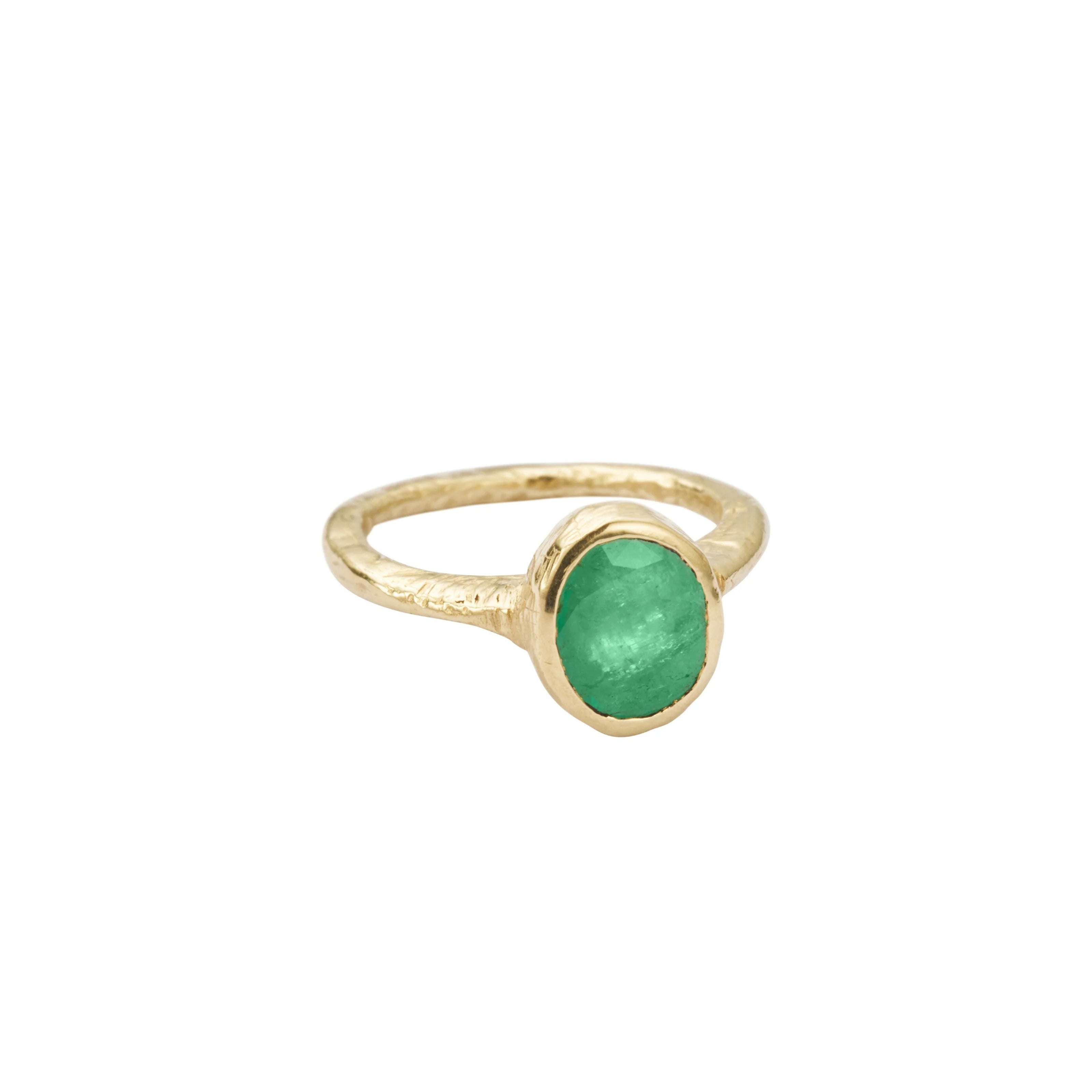 HARMONIA Gold Emerald Ring