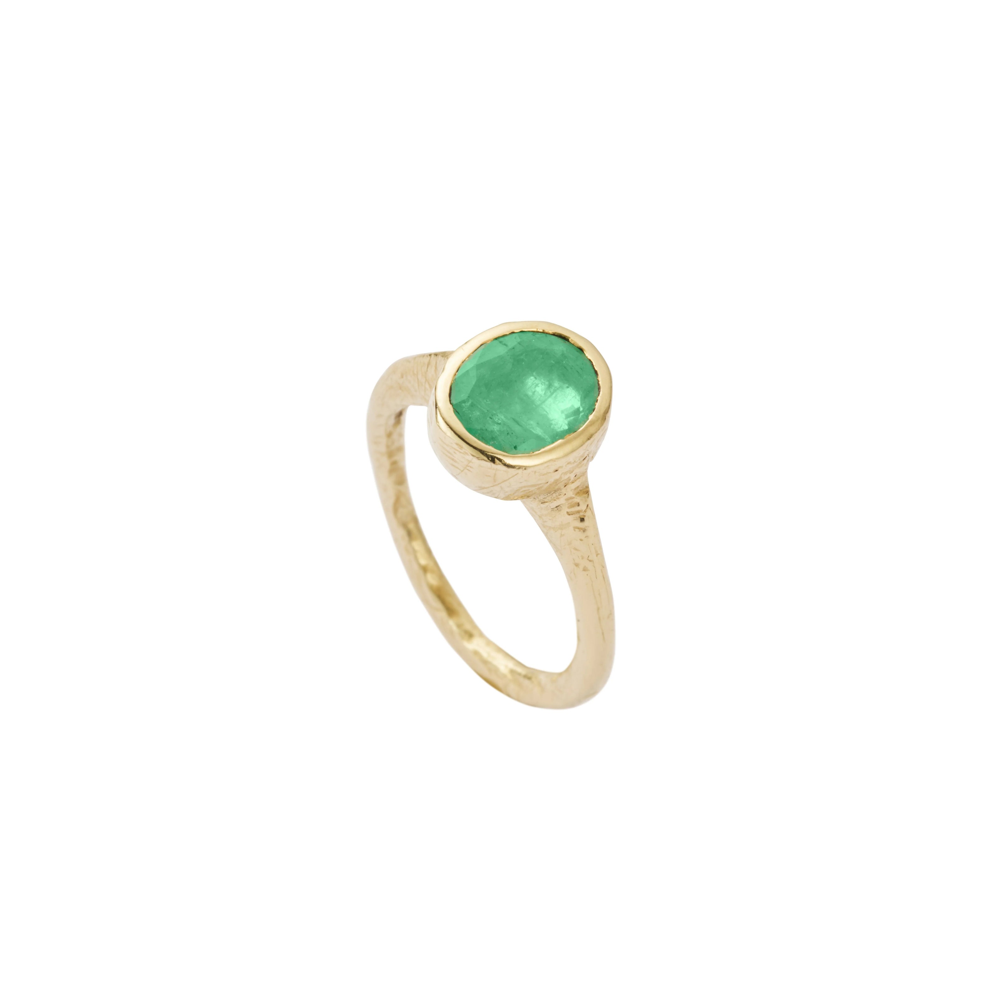 HARMONIA Gold Emerald Ring
