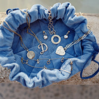 Gold Diamond Midnight Moon Necklace
