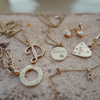 Gold Diamond Midnight Moon Necklace