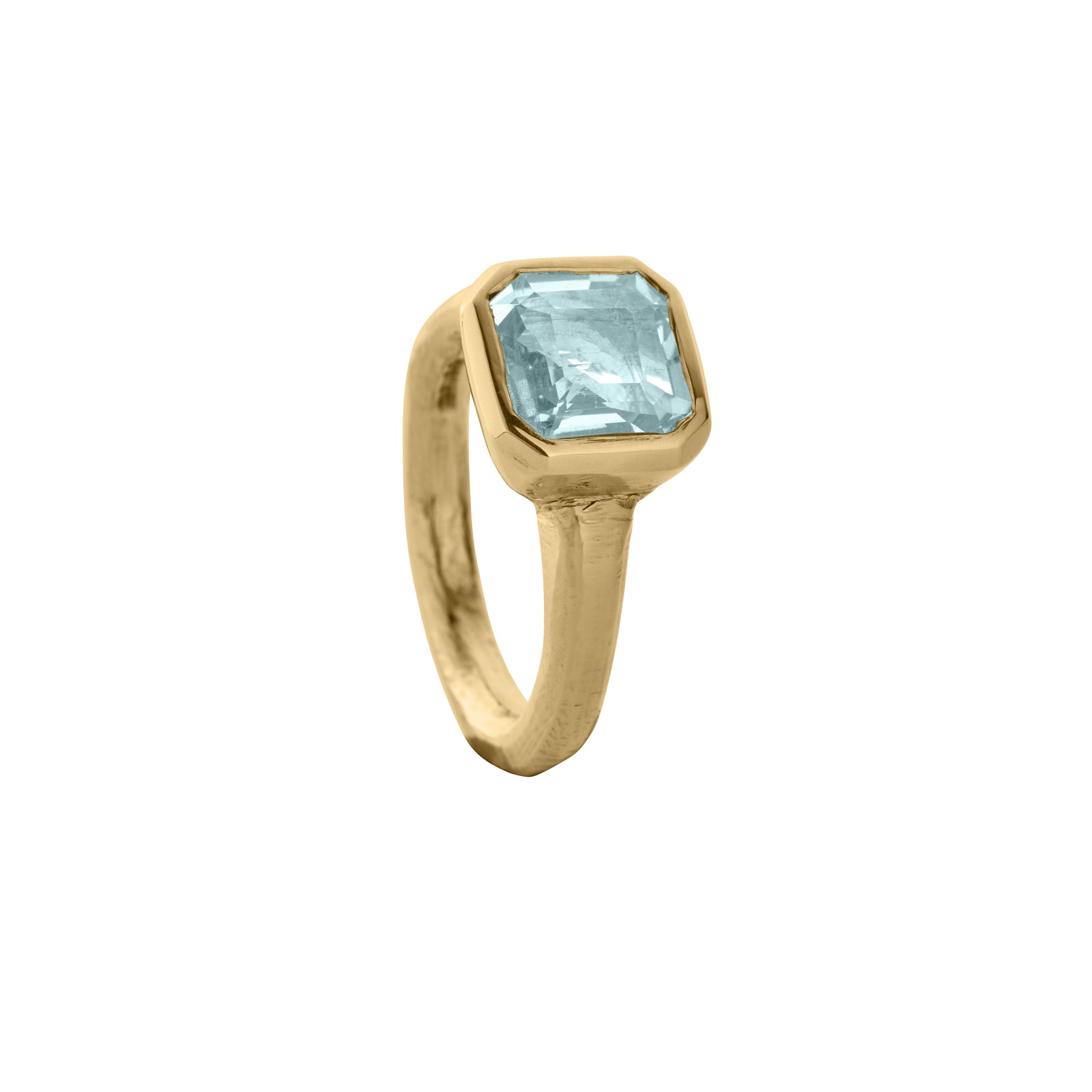 IARA Gold Zimbaqua Aquamarine Ring