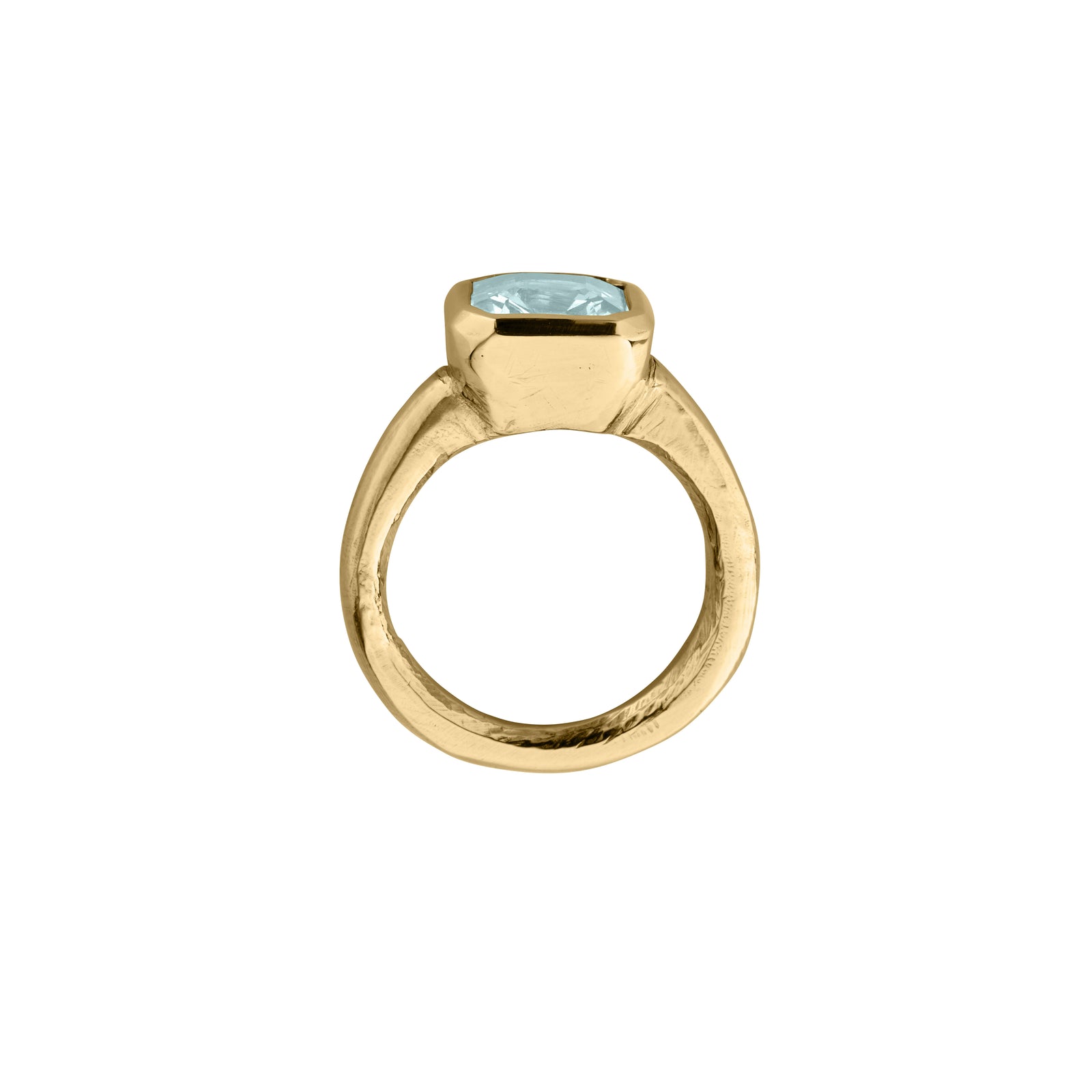 IARA Gold Zimbaqua Aquamarine Ring