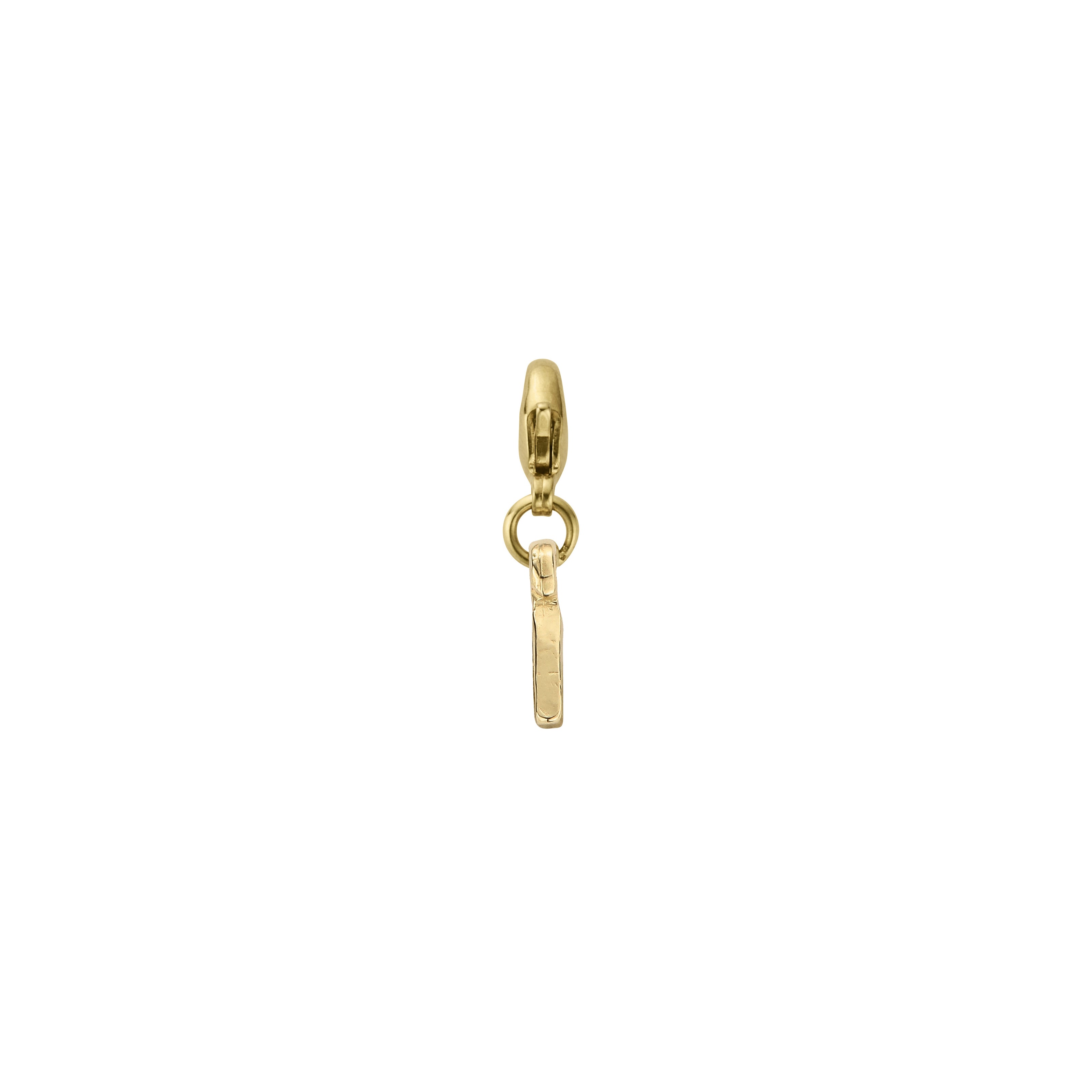 Gold Mini Alphabet Lobster Charm