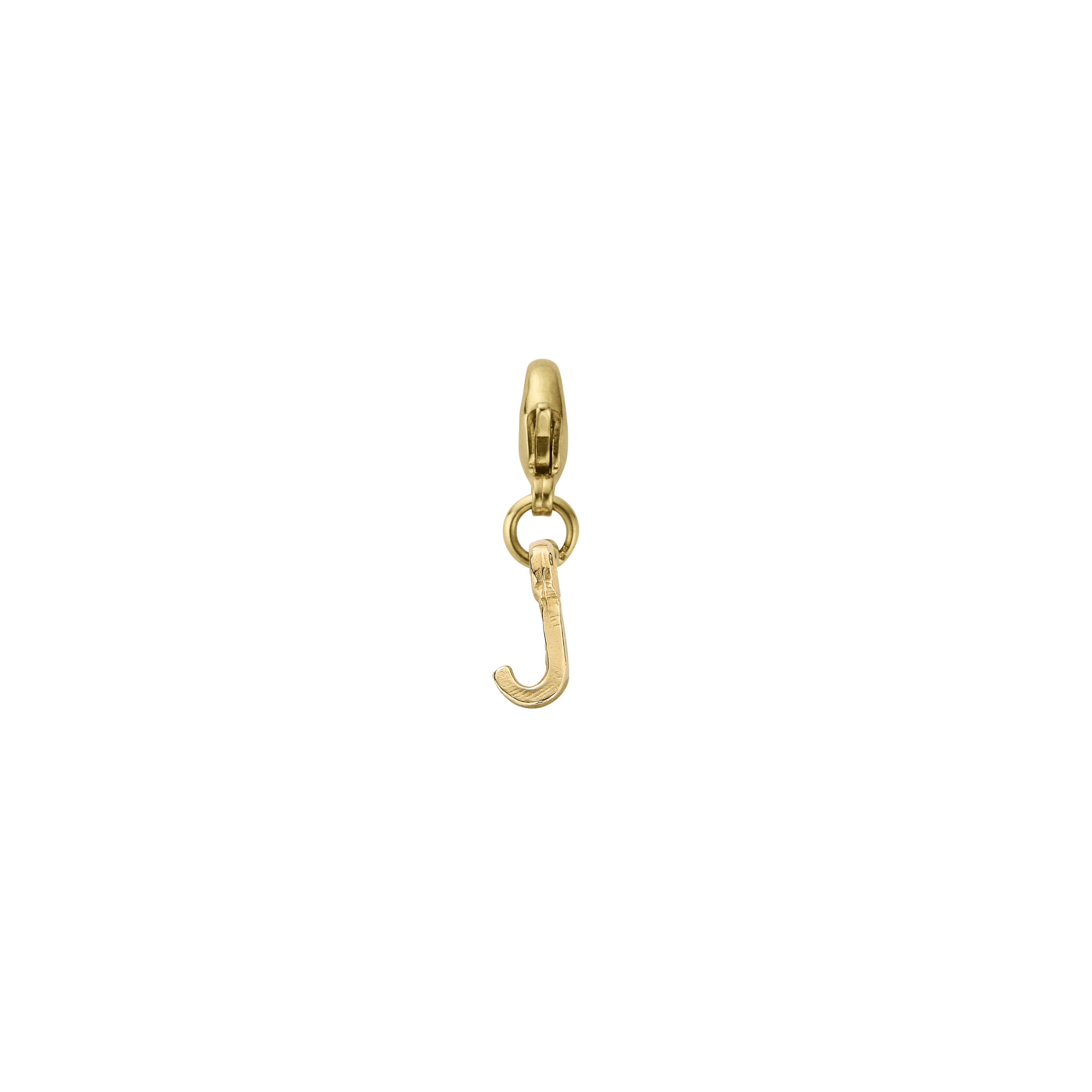 Gold Mini Alphabet Lobster Charm