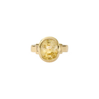 KALINDA Gold Yellow Sapphire & Diamond Ring