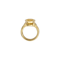 KALINDA Gold Yellow Sapphire & Diamond Ring