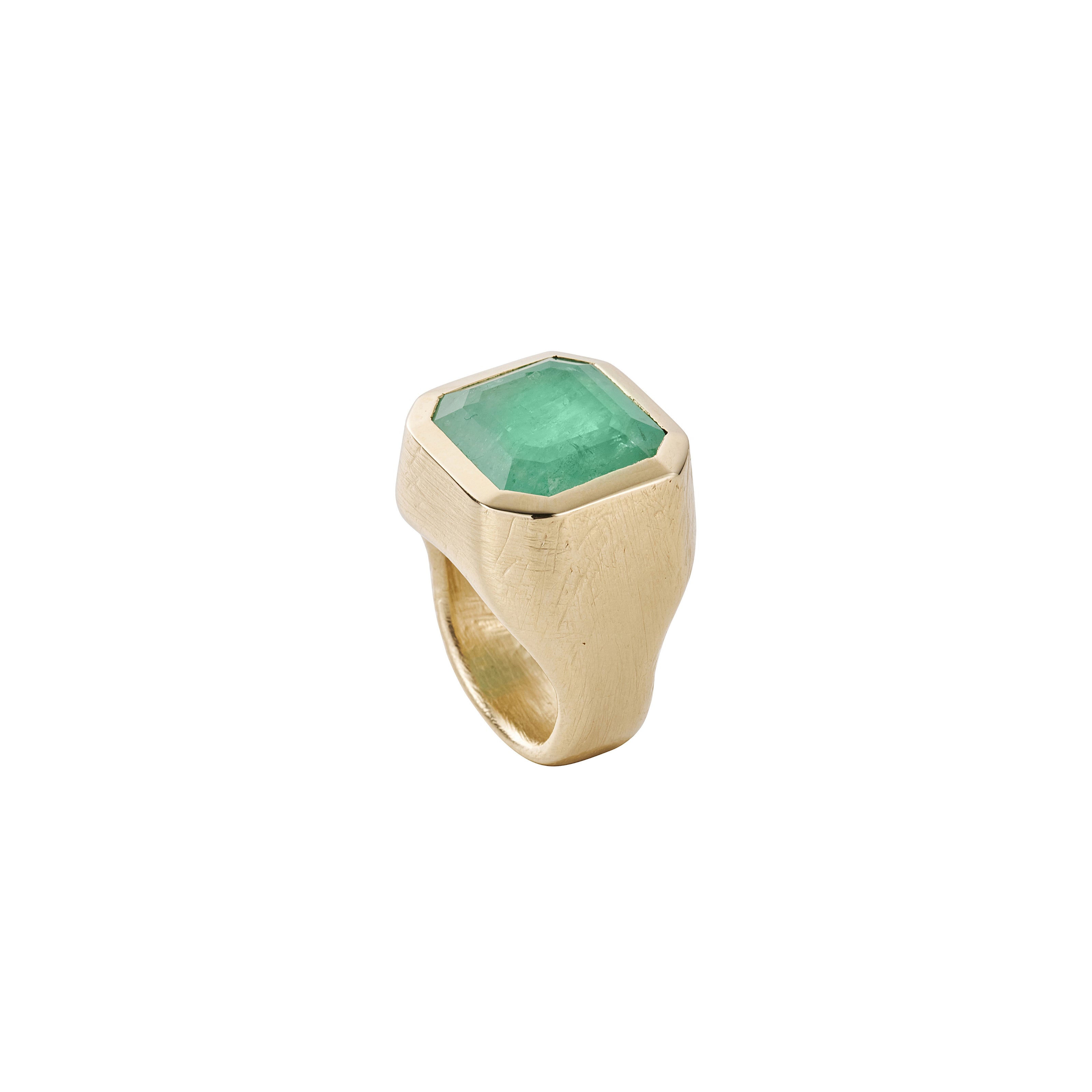 KANA Gold Emerald Ring