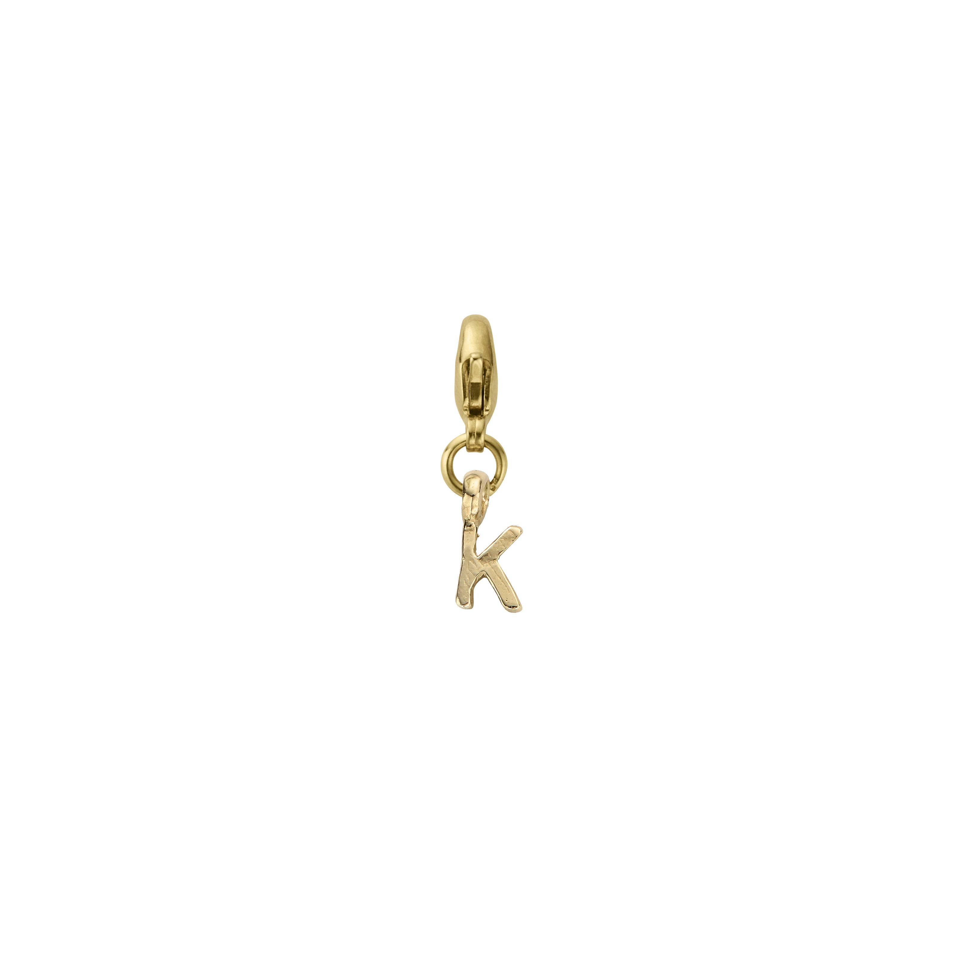 Gold Mini Alphabet Lobster Charm