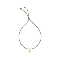 Gold Little Boy Cord Bracelet