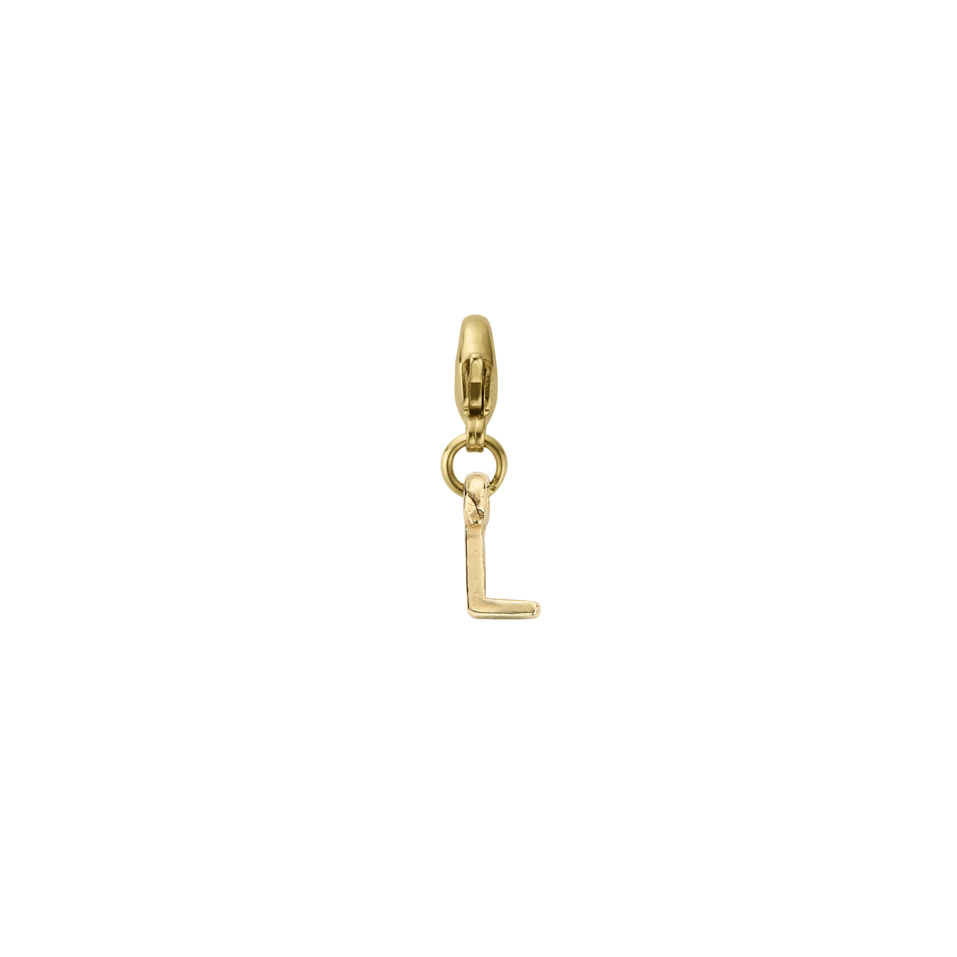 Gold Mini Alphabet Lobster Charm