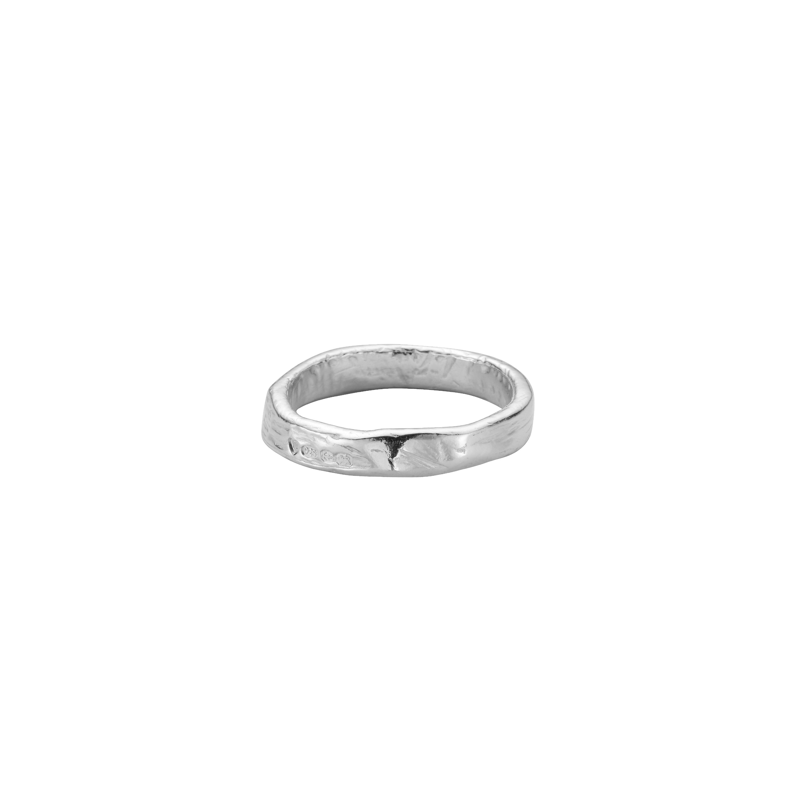 Ladies' Silver Midi Posey Ring