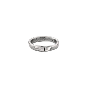 Ladies' 9ct White Gold Midi Posey Ring