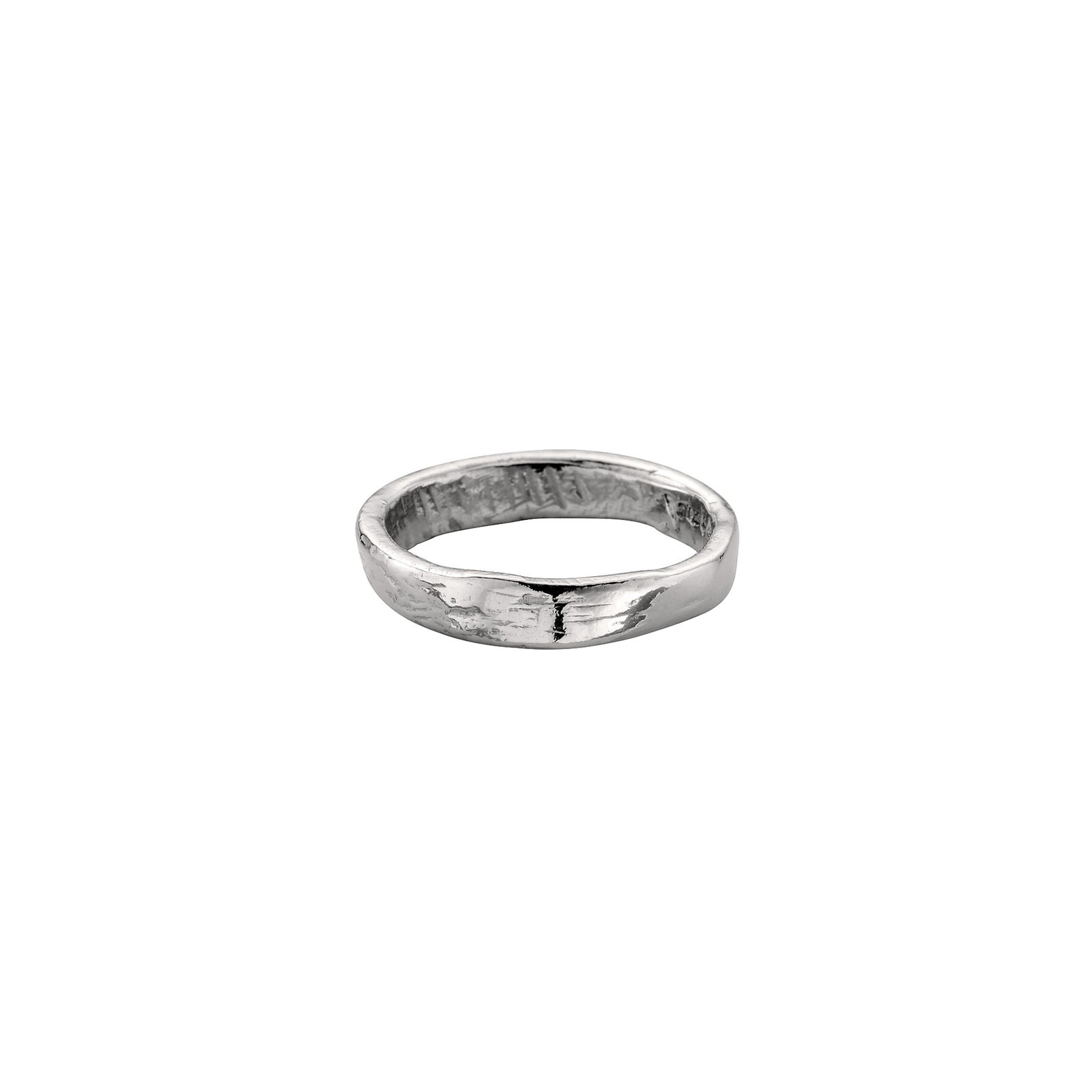 Ladies' 9ct White Gold Midi Posey Ring