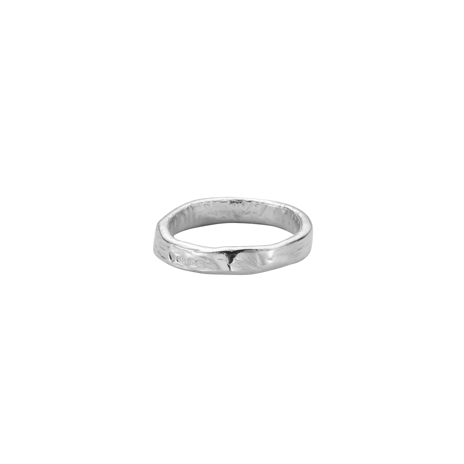 Ladies' Silver Midi Posey Ring