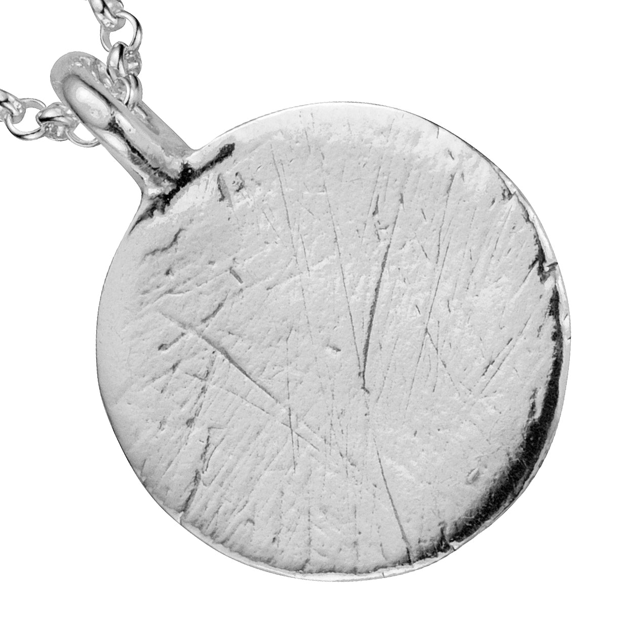 Silver Diamond Midnight Moon Necklace