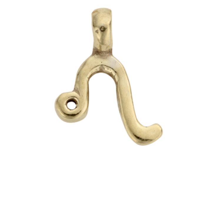 Gold Horoscope & Birthstone Charm